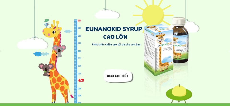 Thực phẩm bảo vệ sức khỏe Eunanokid Syrup